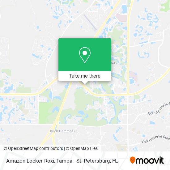 Amazon Locker-Roxi map