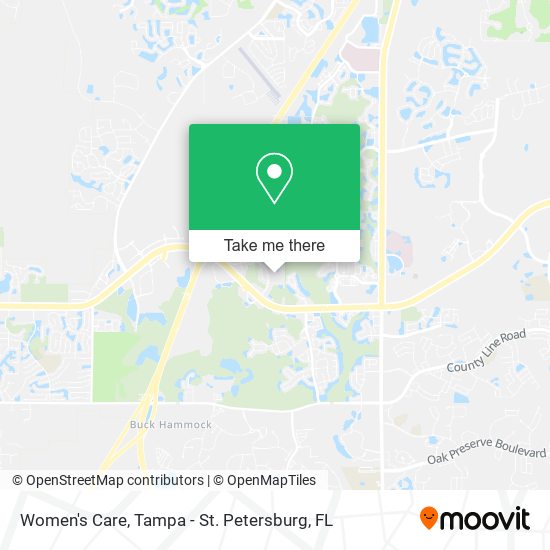 Women's Care map
