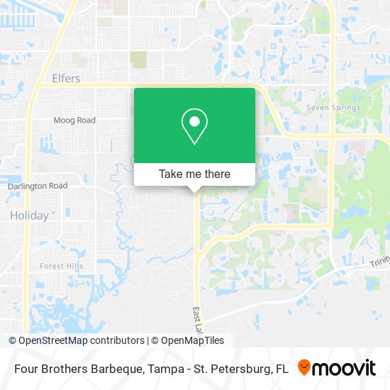 Four Brothers Barbeque map
