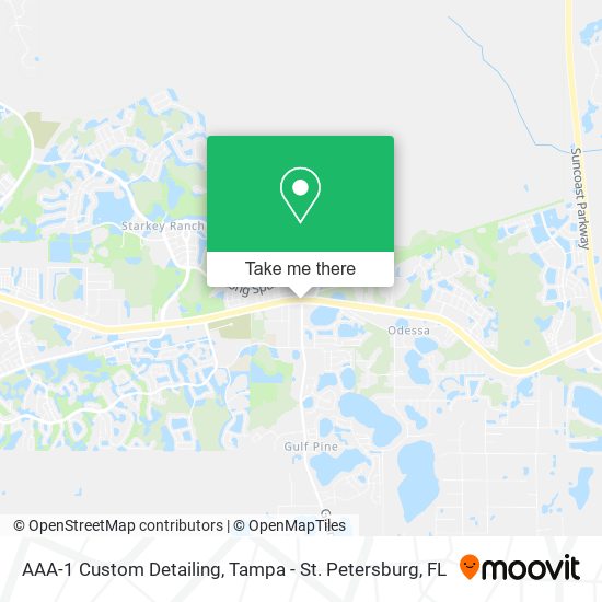 AAA-1 Custom Detailing map