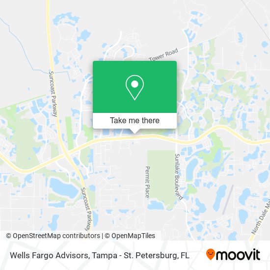 Wells Fargo Advisors map