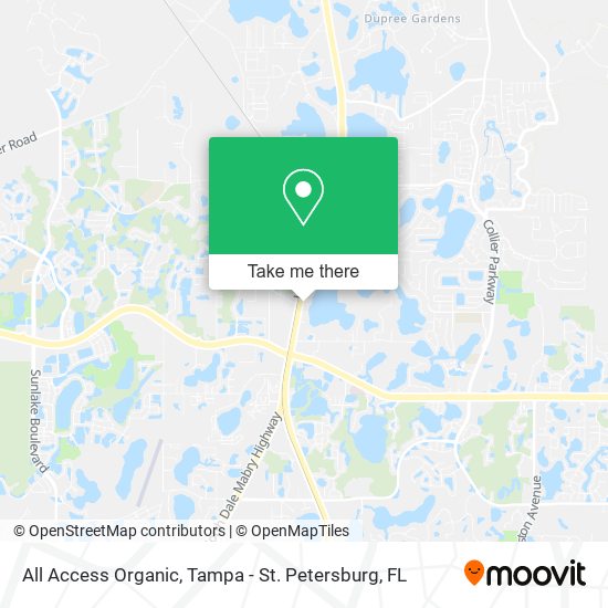Mapa de All Access Organic