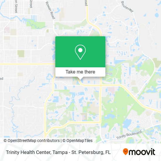 Trinity Health Center map