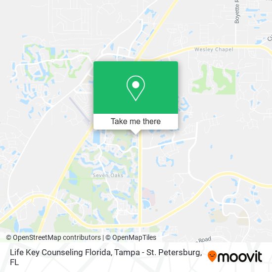 Mapa de Life Key Counseling Florida