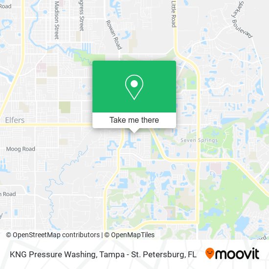KNG Pressure Washing map