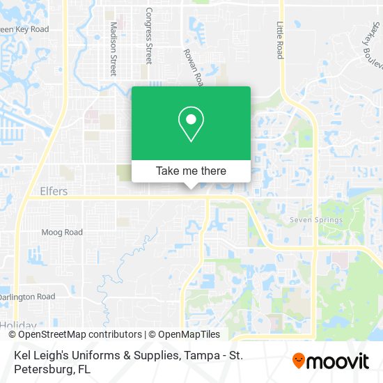 Kel Leigh's Uniforms & Supplies map