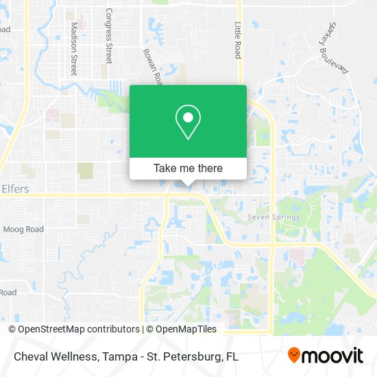 Cheval Wellness map