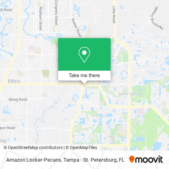 Amazon Locker-Pecans map