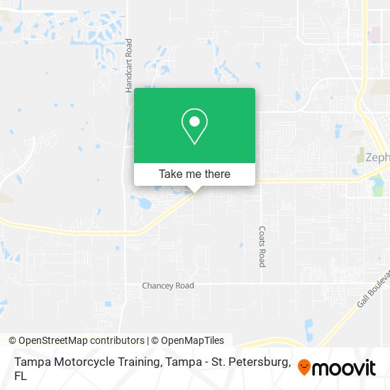 Mapa de Tampa Motorcycle Training