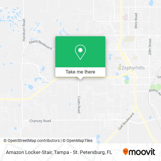 Mapa de Amazon Locker-Stair