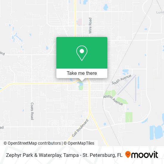 Zephyr Park & Waterplay map