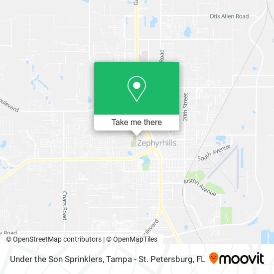 Under the Son Sprinklers map
