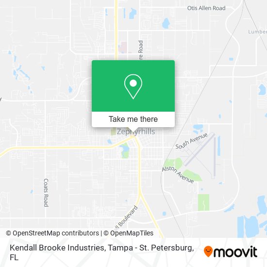 Mapa de Kendall Brooke Industries