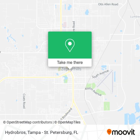 Mapa de Hydrobros