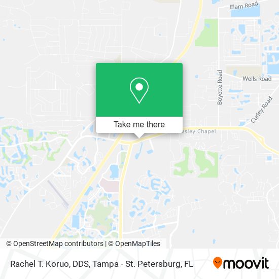 Mapa de Rachel T. Koruo, DDS