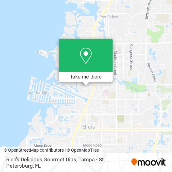 Rich's Delicious Gourmet Dips map
