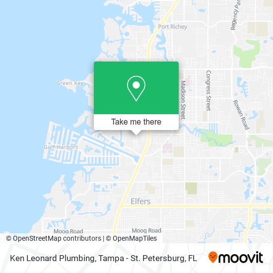 Ken Leonard Plumbing map