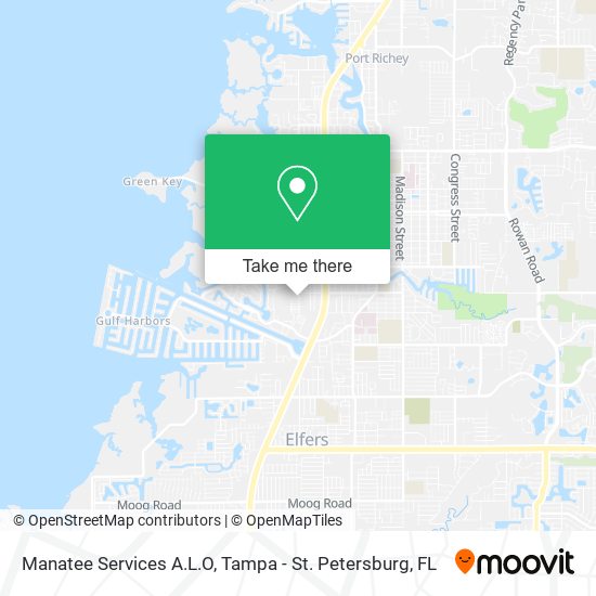Mapa de Manatee Services A.L.O