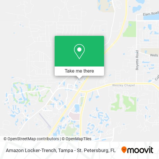 Mapa de Amazon Locker-Trench