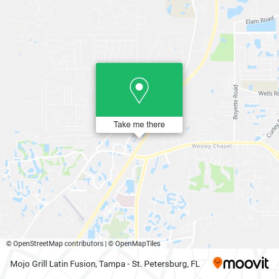Mojo Grill Latin Fusion map