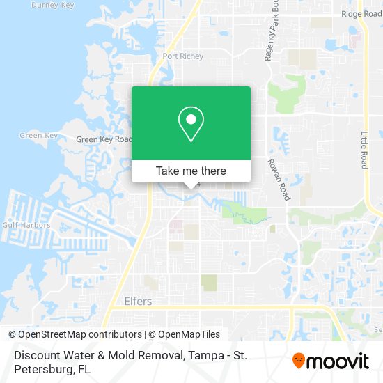 Discount Water & Mold Removal map