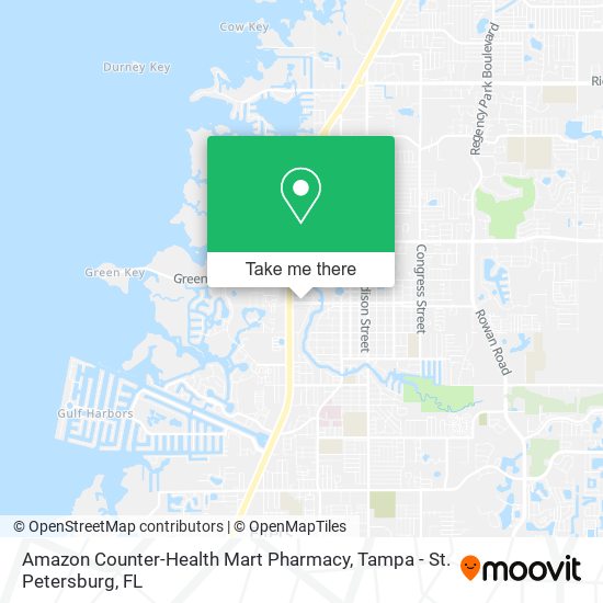 Amazon Counter-Health Mart Pharmacy map