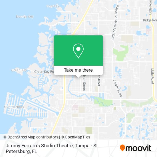 Mapa de Jimmy Ferraro's Studio Theatre