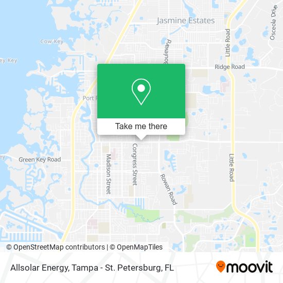 Mapa de Allsolar Energy