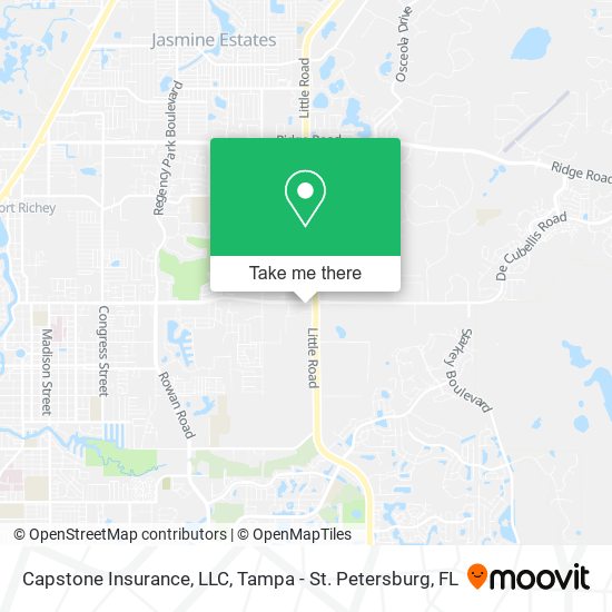 Capstone Insurance, LLC map
