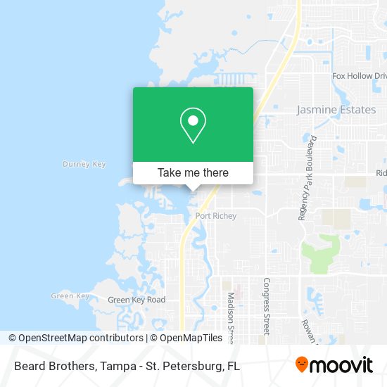 Beard Brothers map