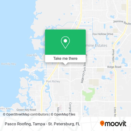 Mapa de Pasco Roofing