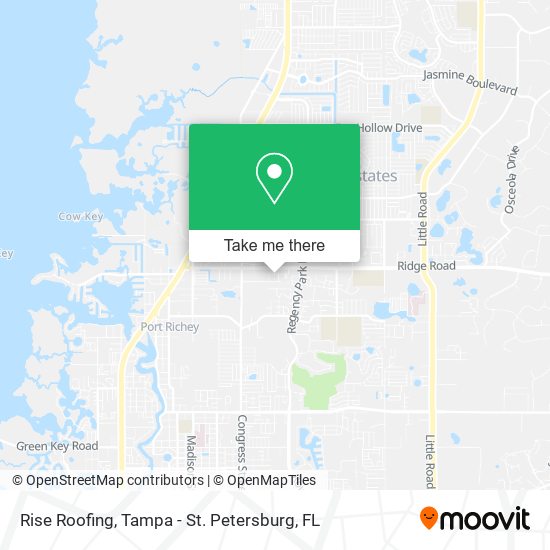 Rise Roofing map