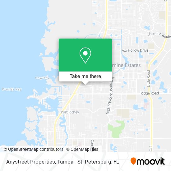Mapa de Anystreet Properties