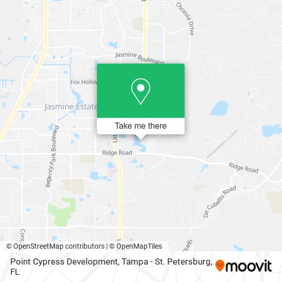 Point Cypress Development map