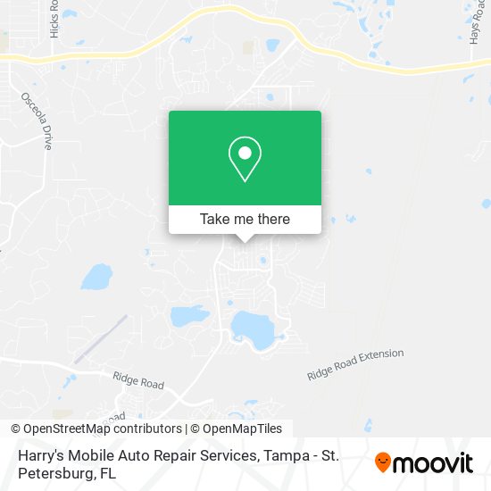 Harry's Mobile Auto Repair Services map