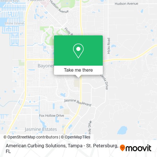 Mapa de American Curbing Solutions