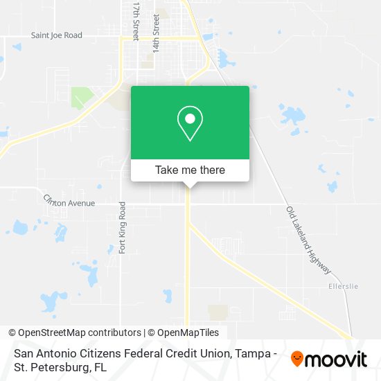 San Antonio Citizens Federal Credit Union map