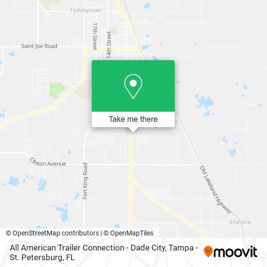 All American Trailer Connection - Dade City map