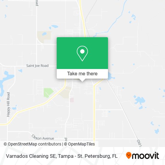 Varnados Cleaning SE map
