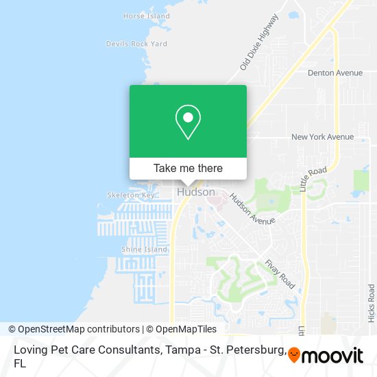 Loving Pet Care Consultants map