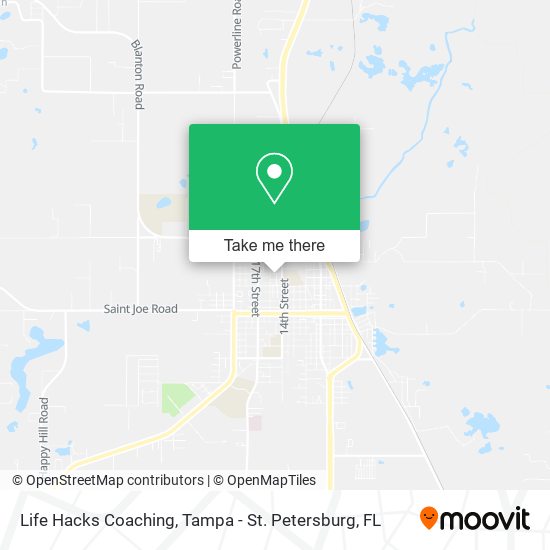Life Hacks Coaching map