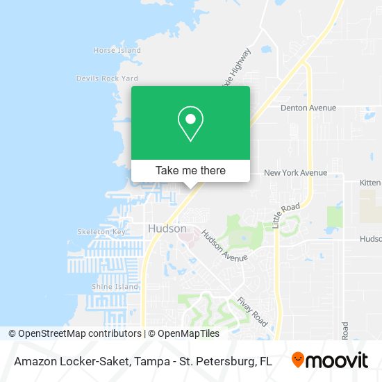 Mapa de Amazon Locker-Saket