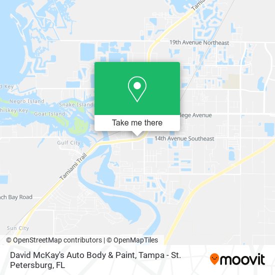 David McKay's Auto Body & Paint map