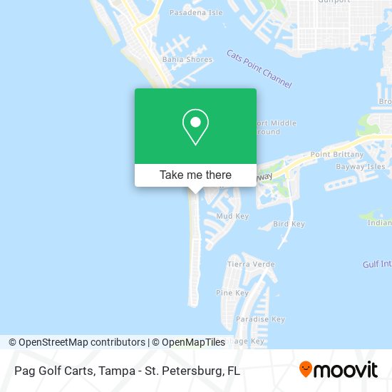 Pag Golf Carts map