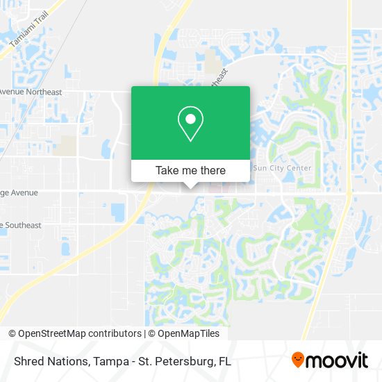 Shred Nations map