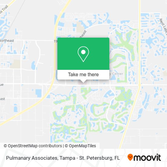 Pulmanary Associates map