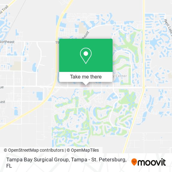 Tampa Bay Surgical Group map