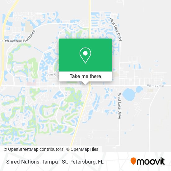 Shred Nations map