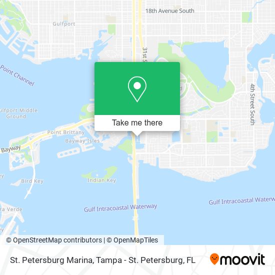 St. Petersburg Marina map