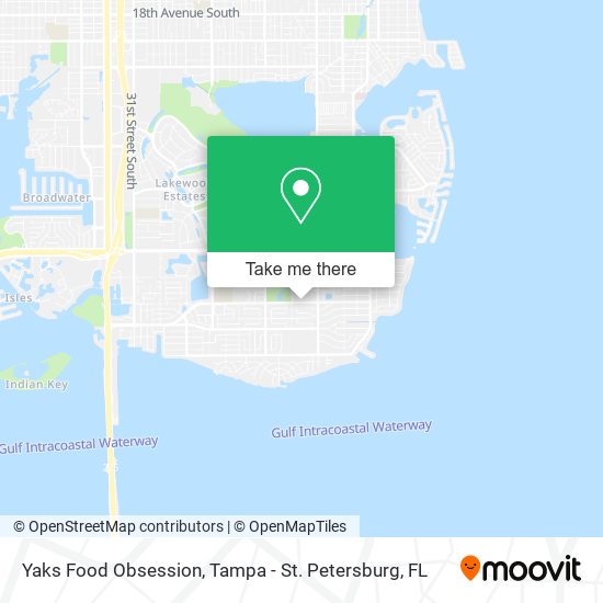 Mapa de Yaks Food Obsession
